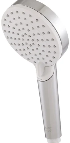Pommeau de douche Hansgrohe Crometta 2 jets coloris blanc en plastique ABS et polypropylène