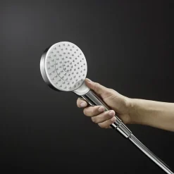 Pommeau de douche HANSGROHE Crometta + Flexible Metaflex 160 cm chromé