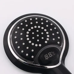 Pommeau de douche, pommeau de douche à main LED 3 couleurs, affichage numérique de la température
