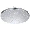 Pommeau de douche rond Ø25 cm, chrome, GoodHome Cavally
