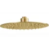 Pommeau de douche rond de 25 cm avec finition or brossé en acier inoxydable Kibath