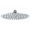 Pommeau de douche rond de 30 cm avec une finition chromée brillante en laiton Kibath