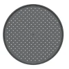 Pommeau de douche Tête de douche rectangulaire en ABS à effet pluie et buses anti-calcaire - 25,4cm - D2201R - Noir mat