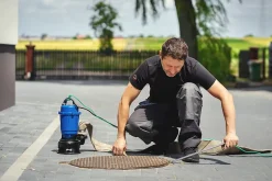 Pompe À Eaux Usées Avec Déchiqueteur WQD 550W Vert Geko