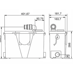 Pompe de relevage pour eaux usées domestiques - Fabrication Française
