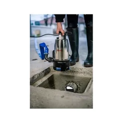 Pompe d'évacuation - SPIDO - Pro Maxinox 500 - 500 W - Débit maximal de 10,5 m/h - Livré avec