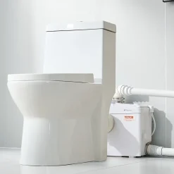 Pompe macératrice 1200W, sanitaire 4 entrées eau, 180 L min, ht. refoulement 10 m.