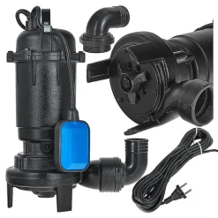 Pompe WQD 750W Avec Broyeur Et Couteaux De Coupe Pour Eaux Sales