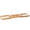 Pont de baignoire extensible l.70/105 x P.22,1 cm bambou 5Five