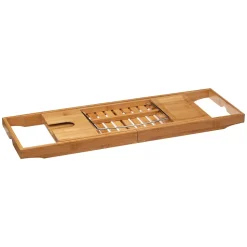 Pont de baignoire extensible l.70/105 x P.22,1 cm bambou 5Five