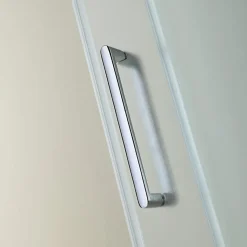 Porte de douche 120 cm pour niche porte fixe droite en verre mat - dream