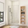 Porte de douche battante 120cm en verre anticalcaire Porte de douche Hauteur 187cm