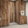 Porte de douche battante 100cm en verre anticalcaire Porte de douche Hauteur 197cm