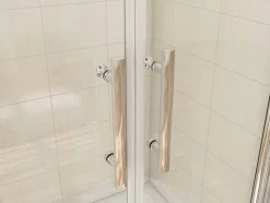 Porte de douche battante 90cm en verre anticalcaire Porte de douche Hauteur 187cm