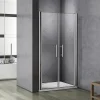 Porte De Douche Battante 105x197cm Porte De Douche Installation En Niche Ouverte Vers L'intérieur Ou L'extérieur