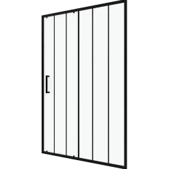 Porte de douche coulissante noir Galedo FactorX 120cm