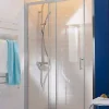 Porte de douche coulissante Cooke & Lewis Onega transparente 120 cm