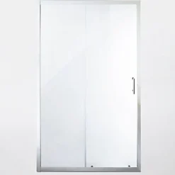 Porte de douche coulissante Cooke & Lewis Onega transparente 120 cm