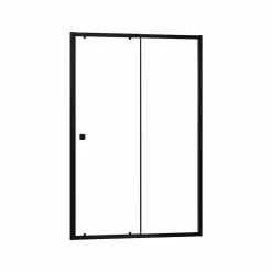 Porte de douche Coulissante Noir 100x185cm - Extensible de 98.5 à 112.5cm - BLACK SLIDE 100