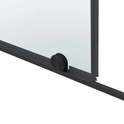 Porte de douche coulissante GoodHome Ezili transparent profilé noir 100 cm