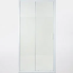 Porte de douche coulissante Cooke & Lewis Onega sérigraphié 120 cm