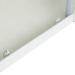 Porte de douche coulissante Cooke & Lewis Onega sérigraphié 120 cm
