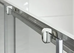 Porte de douche coulissante Cooke & Lewis Onega sérigraphié 120 cm
