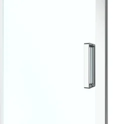 Porte de douche coulissante PMR l.120 x 195 cm, profilés finition chrome, GoodHome Ledava