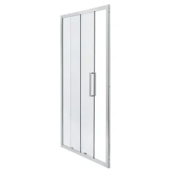 Porte de douche coulissante Cooke & Lewis Zilia transparent 140 cm