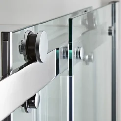 Porte de douche coulissante GoodHome Naya transparent 120 cm