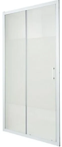 Porte de douche coulissante Cooke & Lewis Onega sérigraphié 100 cm