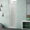 Porte de douche en niche pivot 85 CM H 190 en Acrylique mod. Sigma