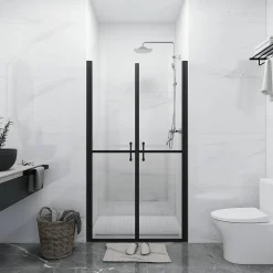 Porte de douche ESG transparent (88-91)x190 cm vidaXL