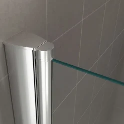Porte de douche GINA H.195 réglable de 84 à 88 cm verre 6 mm transparent - Saniverre