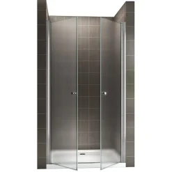 Porte de douche GINA H.180 réglable de 76 à 80 cm verre 6 mm opaque - Saniverre
