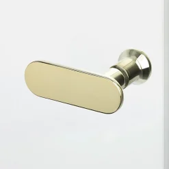 Porte de douche pivotante 90 cm doré CUBA GOLD