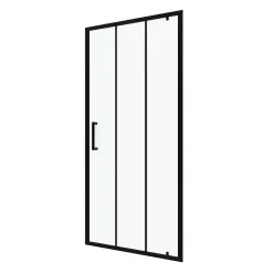 Porte de douche pivotante noir Galedo FactorX 80cm