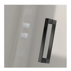 Porte de douche pivotante NARDI profil noir mat 70-74 cm