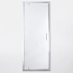 Porte de douche pivotante Cooke & Lewis Onega transparente 90 cm