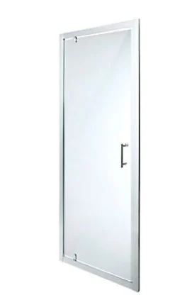 Porte de douche pivotante Cooke & Lewis Onega transparente 80 cm