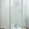Porte de douche pivotante Cooke & Lewis Onega sérigraphié 80 cm
