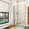 Porte De Douche Pivotante 120x187cm Porte De Douche Avec 1 élément Fixe En 6mm Verre Anticalcaire