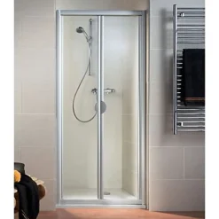 Porte de douche pliante 70 cm, blanc, Schulte Phoenix