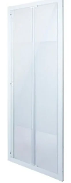 Porte de douche pliante Cooke & Lewis Onega sérigraphié 90 cm