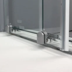 Porte De Douche Rectangulaire 70X90 Cm Avec Verre Clair Et Profilés En Aluminium - Giada