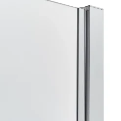 Porte de douche semi pivotante GoodHome Naya transparent 120 cm