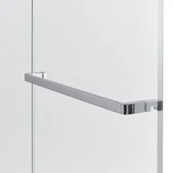 Porte de douche semi pivotante GoodHome Naya transparent 120 cm