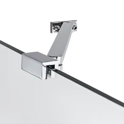 Porte de douche semi pivotante GoodHome Naya transparent 120 cm