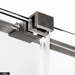 Porte de Douche Simple - 120 x 200 - GUNMETAL - SMART