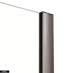 Porte de Douche Simple - 120 x 200 - GUNMETAL - SMART